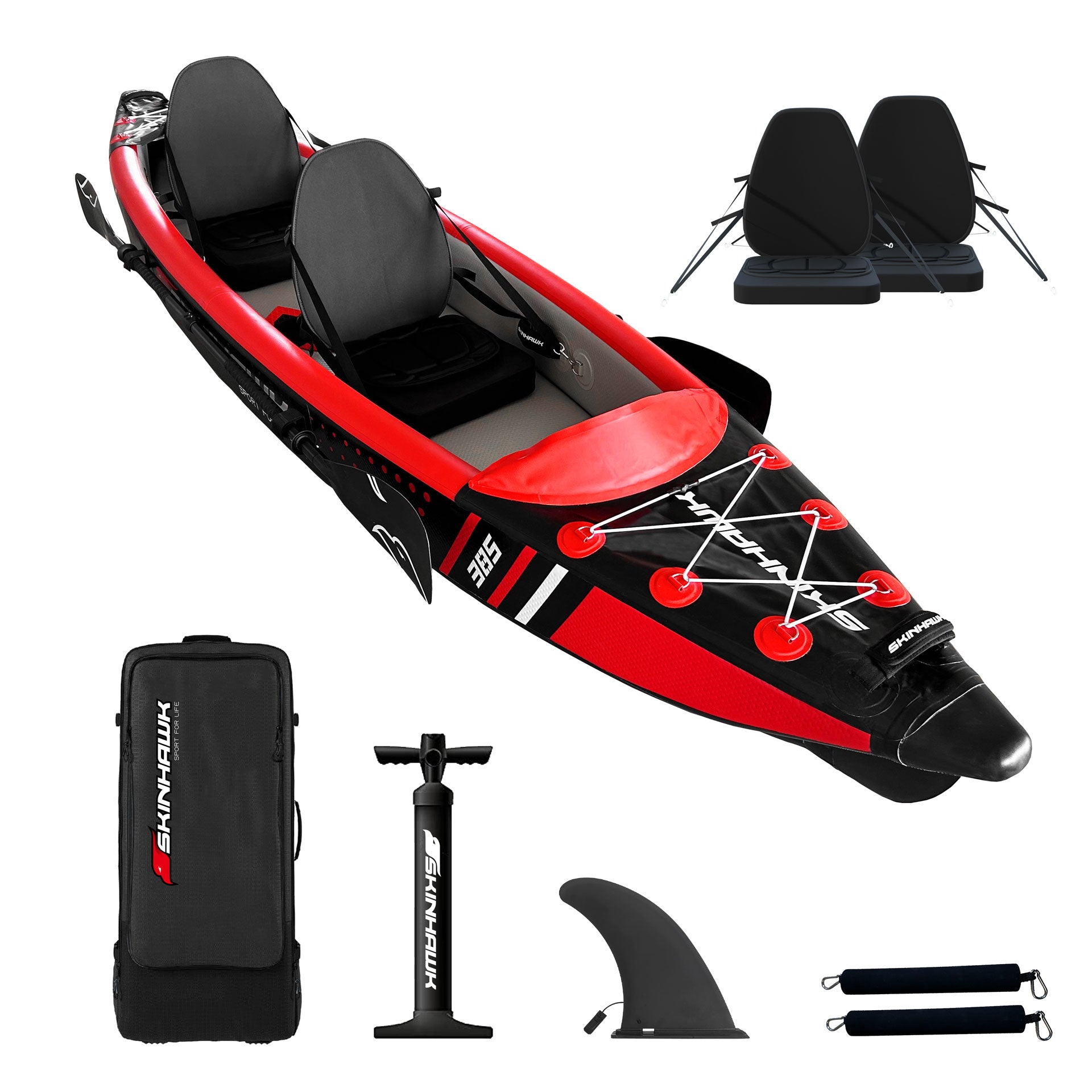 SKINHAWK Siège pour kayak / siège pour SUP / Nouvelle génération 2024