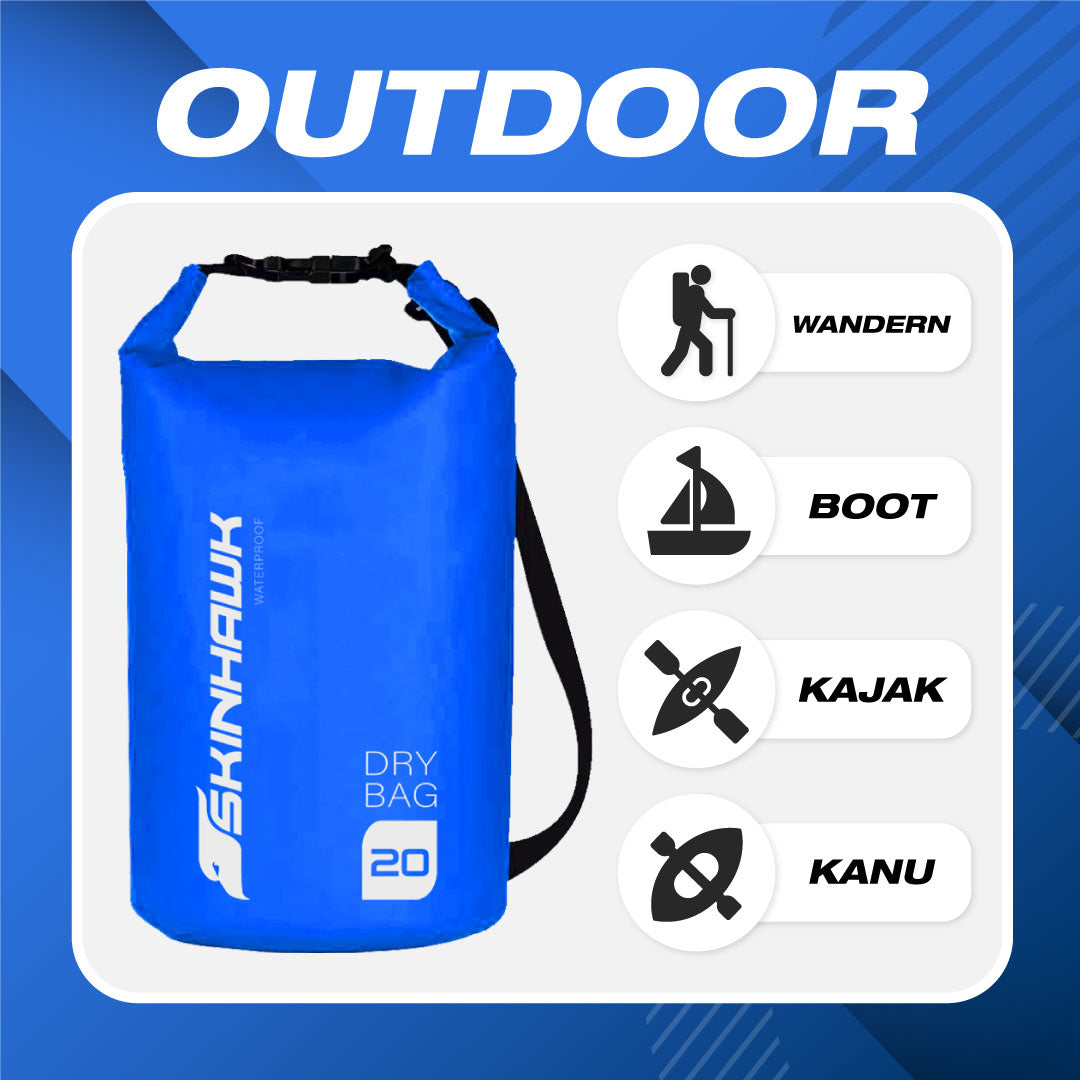 SKINHAWK Dry Bag 10 L / 20 L / 30 L sac étanche