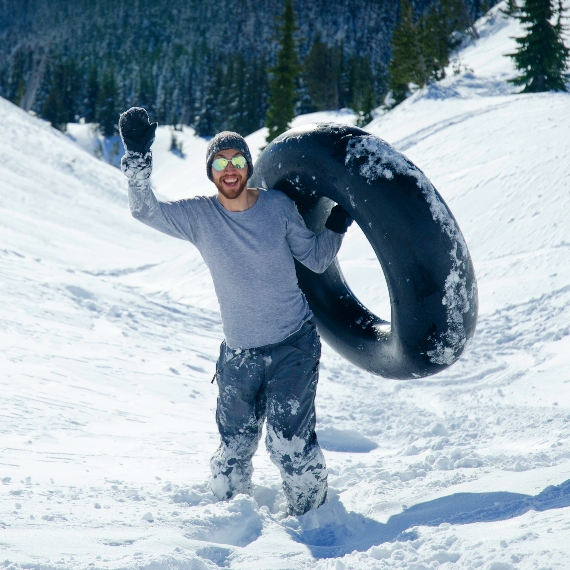 SKINHAWK Snow Tube for Adults Ø115 cm