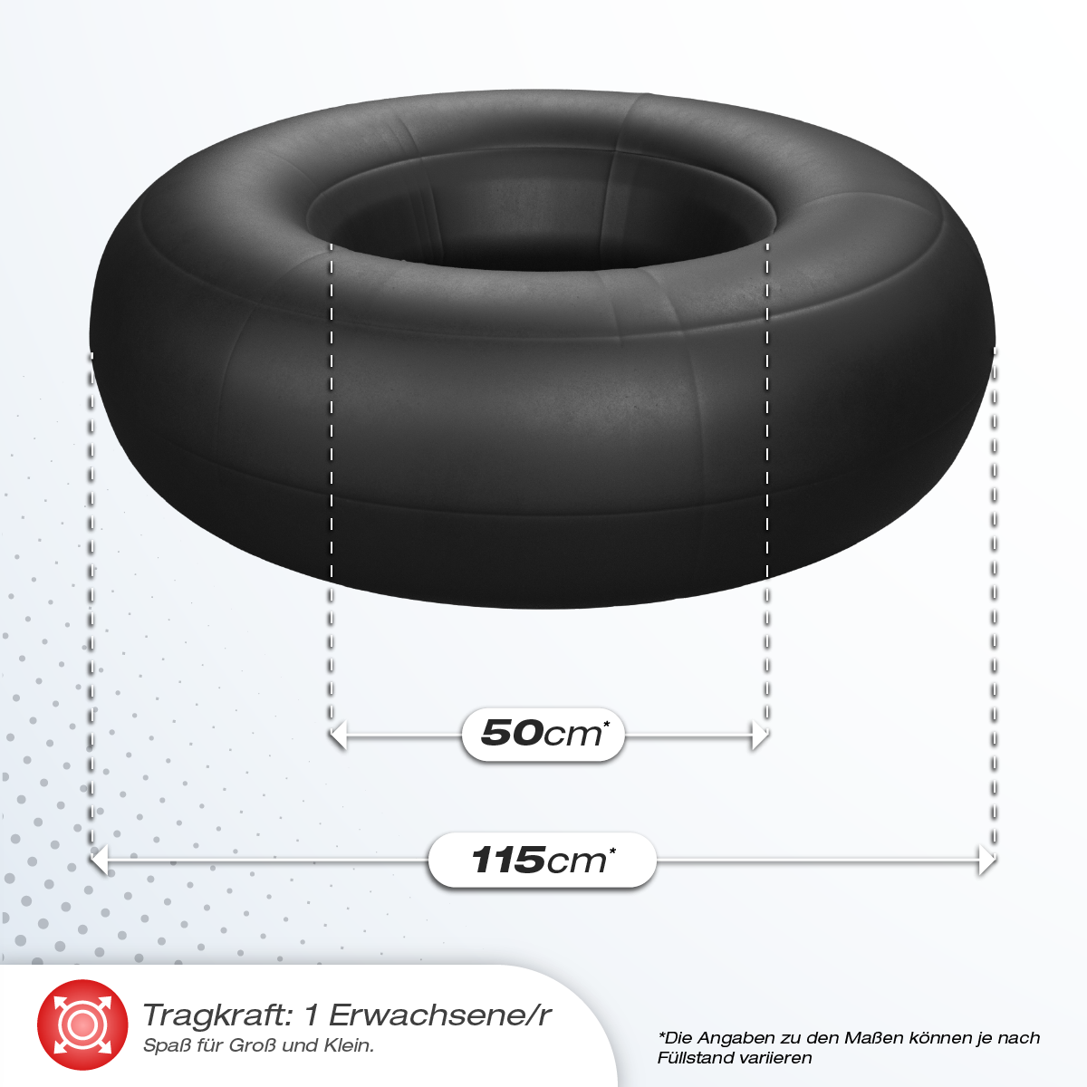 SKINHAWK Snow Tube for Adults Ø115 cm