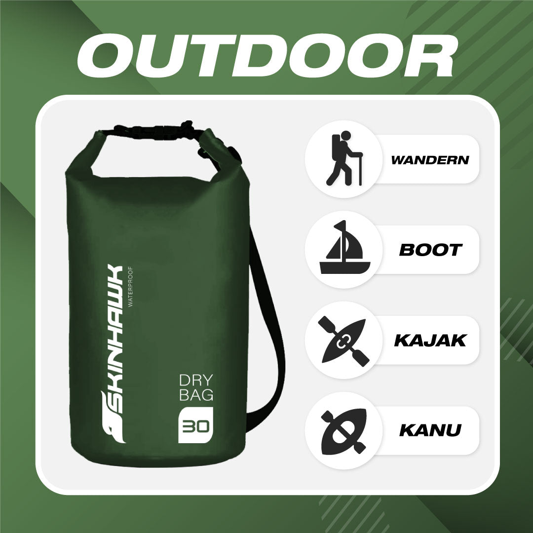 SKINHAWK Dry Bag 10 L / 20 L / 30 L sac étanche