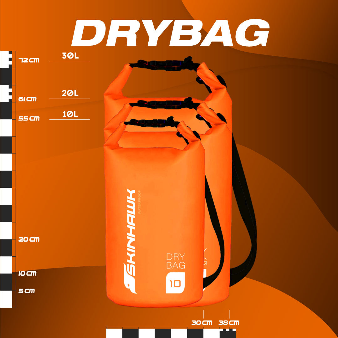 SKINHAWK Dry Bag 10 L / 20 L / 30 L sac étanche