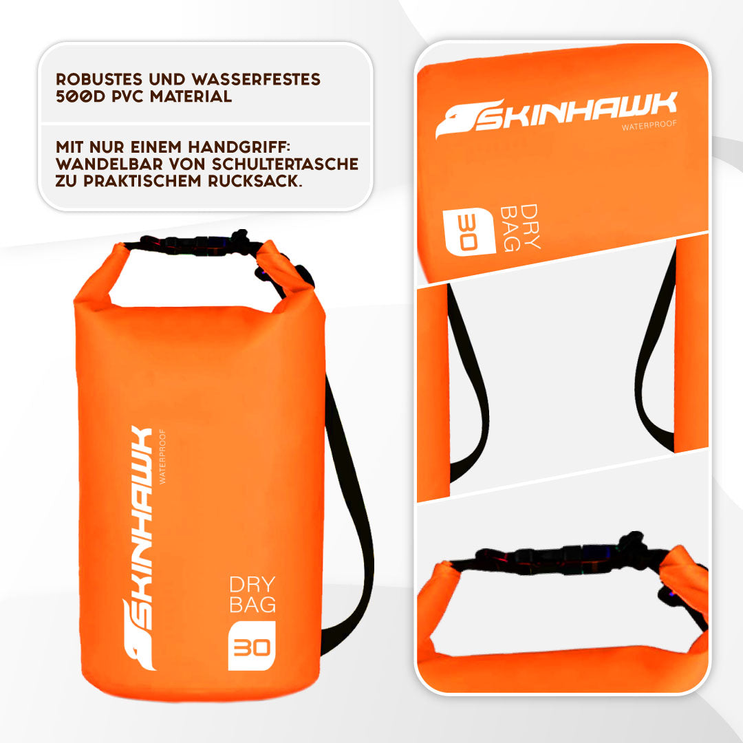 SKINHAWK Dry Bag 10 L / 20 L / 30 L sac étanche
