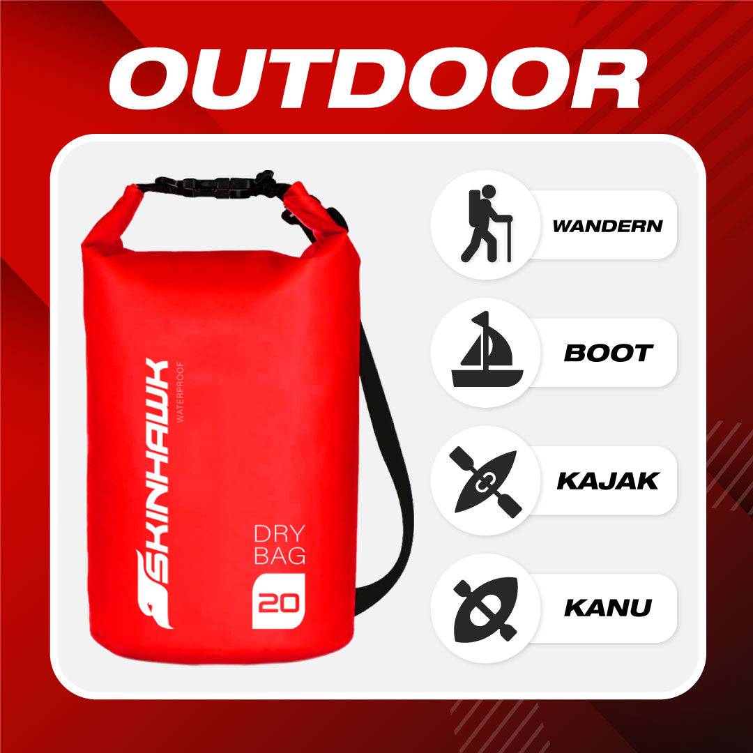 SKINHAWK Dry Bag 10 L / 20 L / 30 L sac étanche