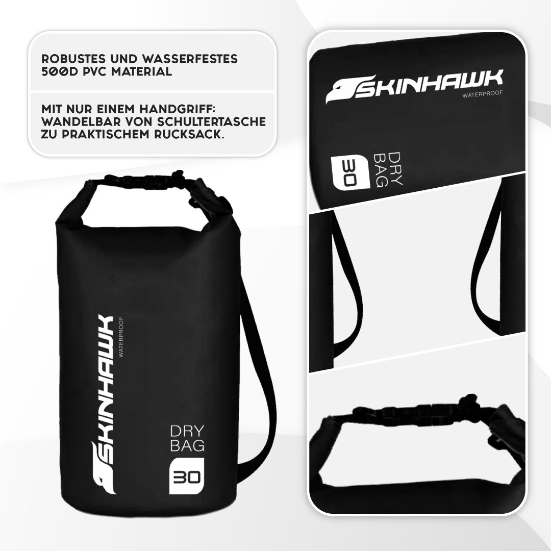 SKINHAWK Dry Bag 10 L / 20 L / 30 L sac étanche