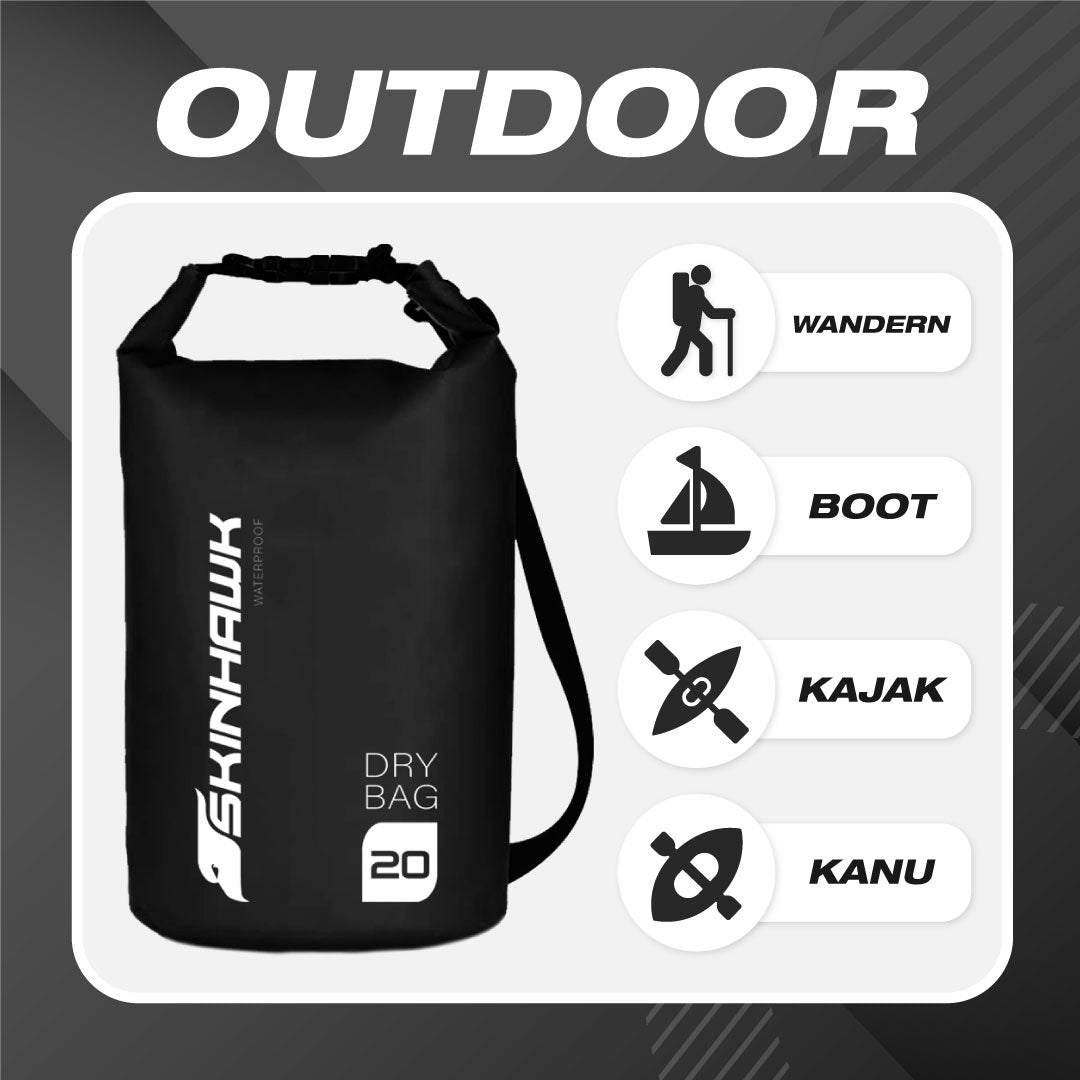 SKINHAWK Dry Bag 10 L / 20 L / 30 L sac étanche