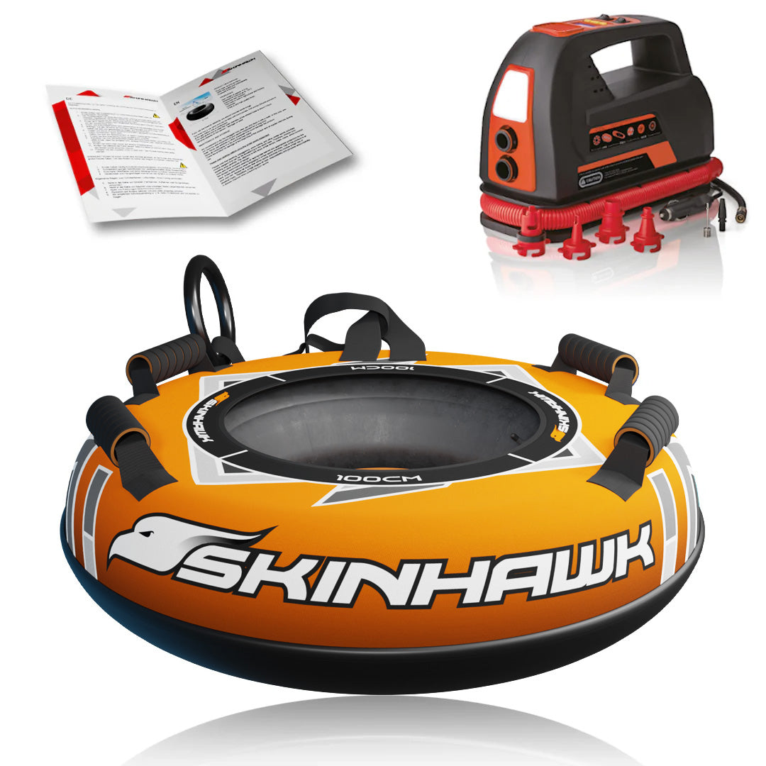 Skinhawk Snowtube für Erwachsene Ø100cm Orange