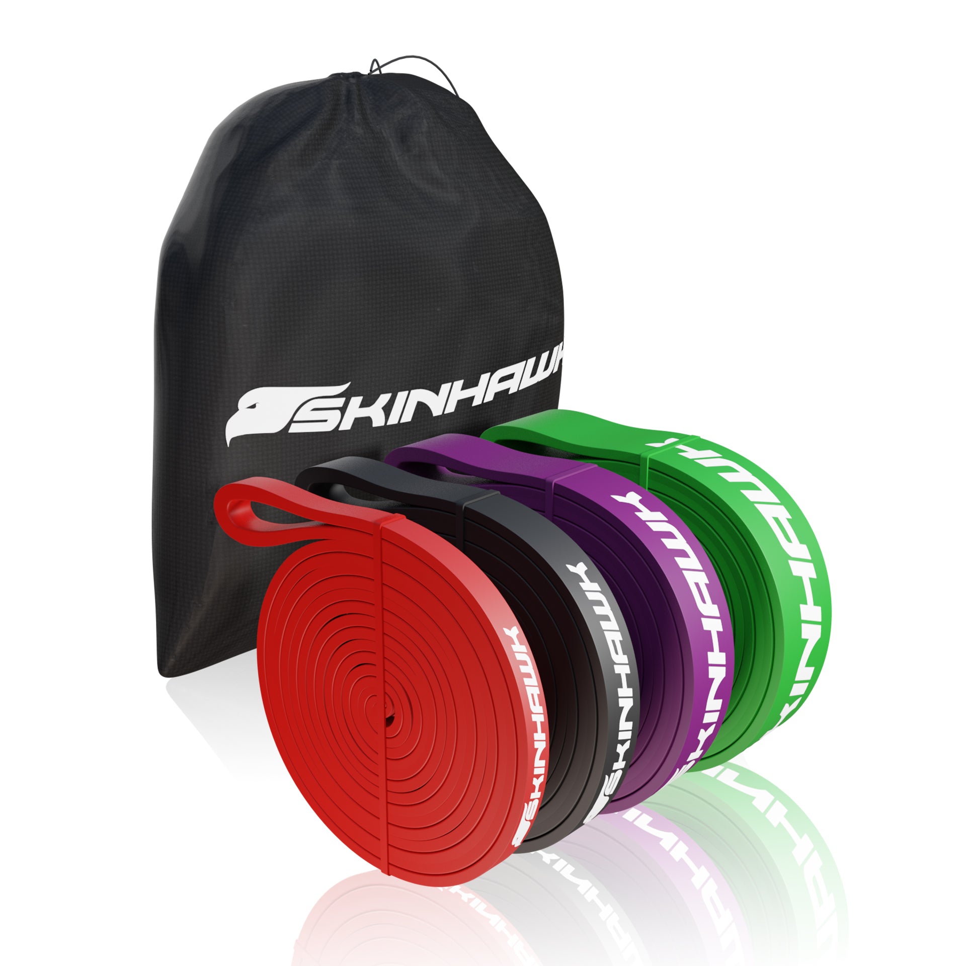 Skinhawk SET 100% qualité Bandes de fitness (7-57 kg) Bandes de résistance/ Resistance Bands
