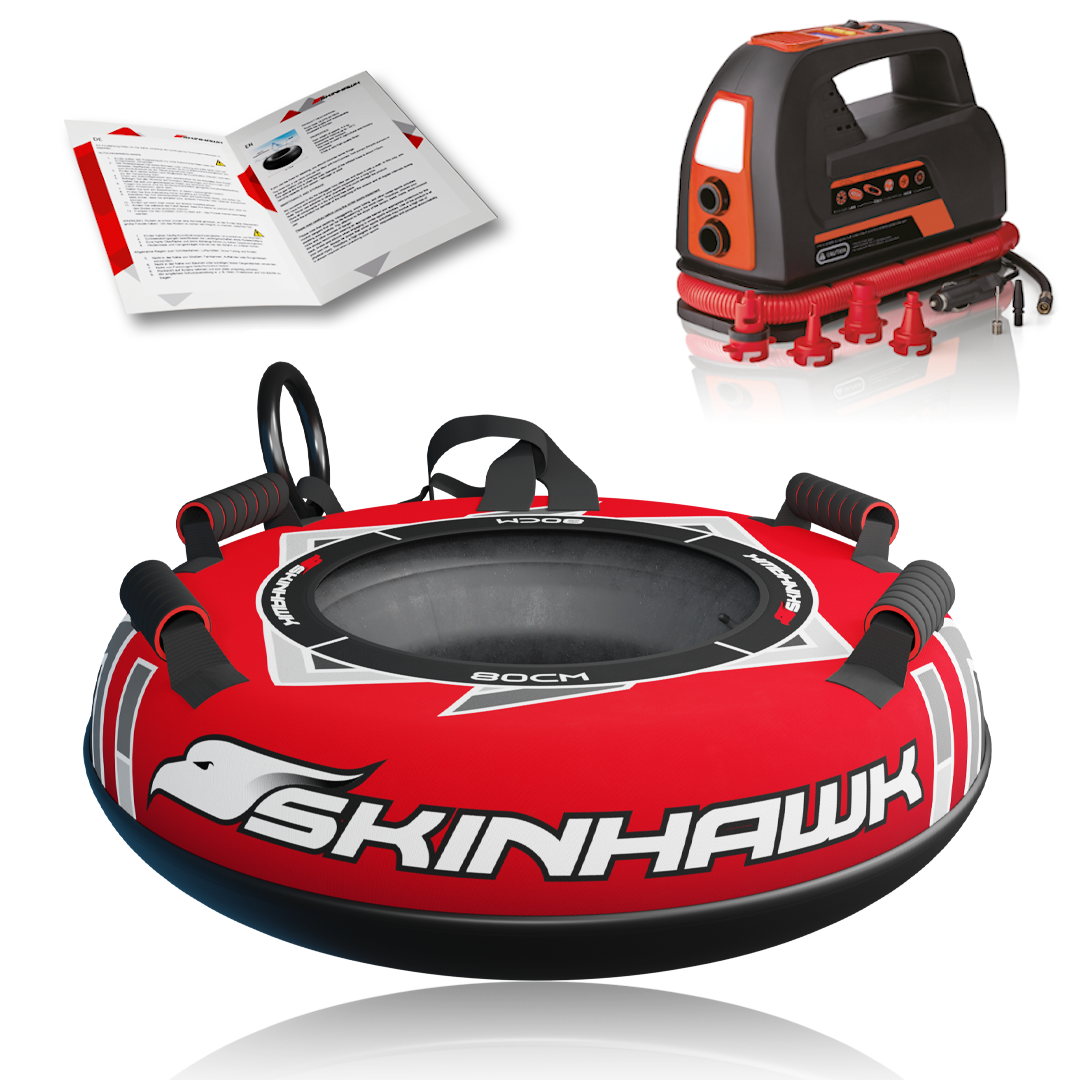 SKINHAWK Profi snowtube Ø80 cm ROOD