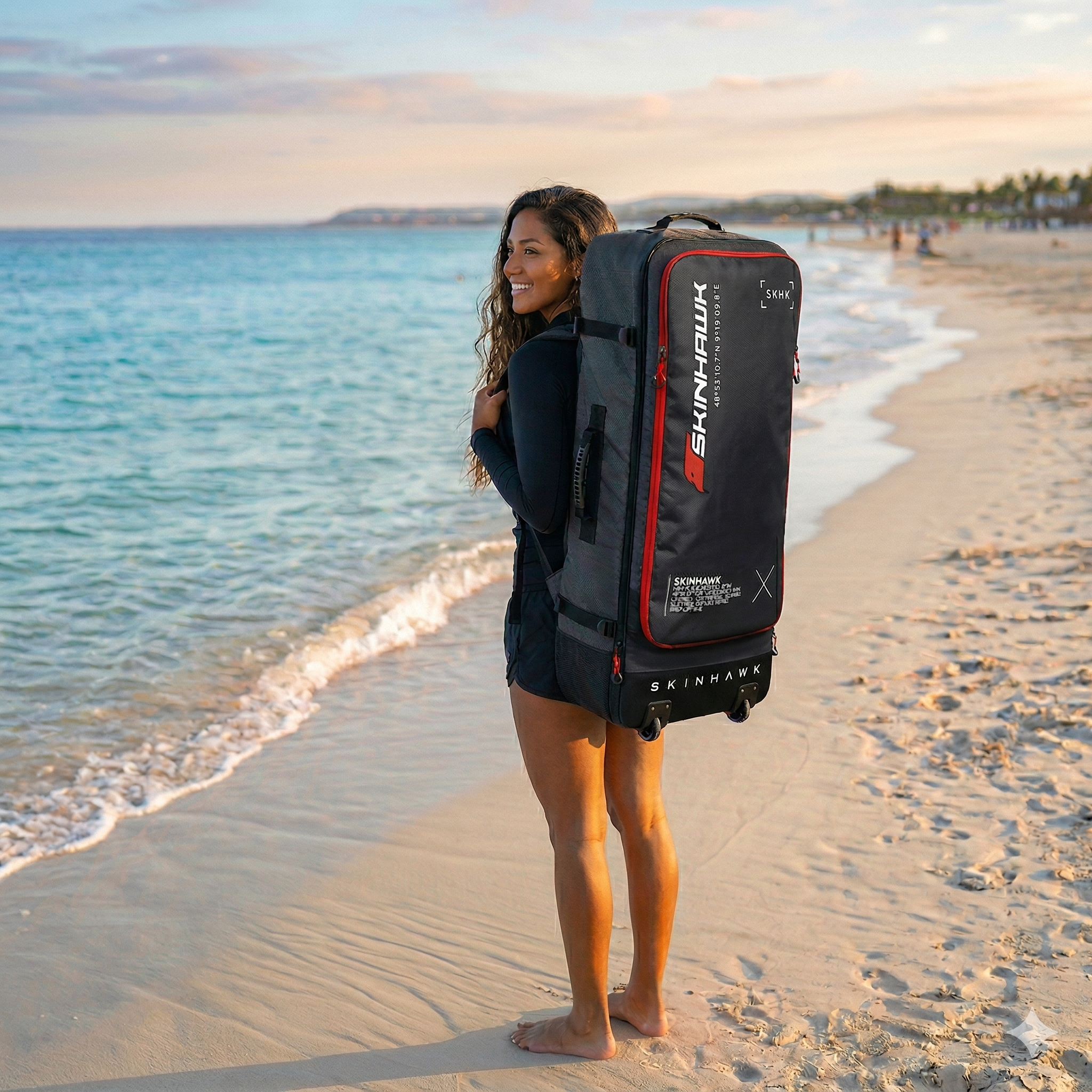 SKINHAWK SOVA12 SUP Board Set 366 x 85 x 15cm WEISS