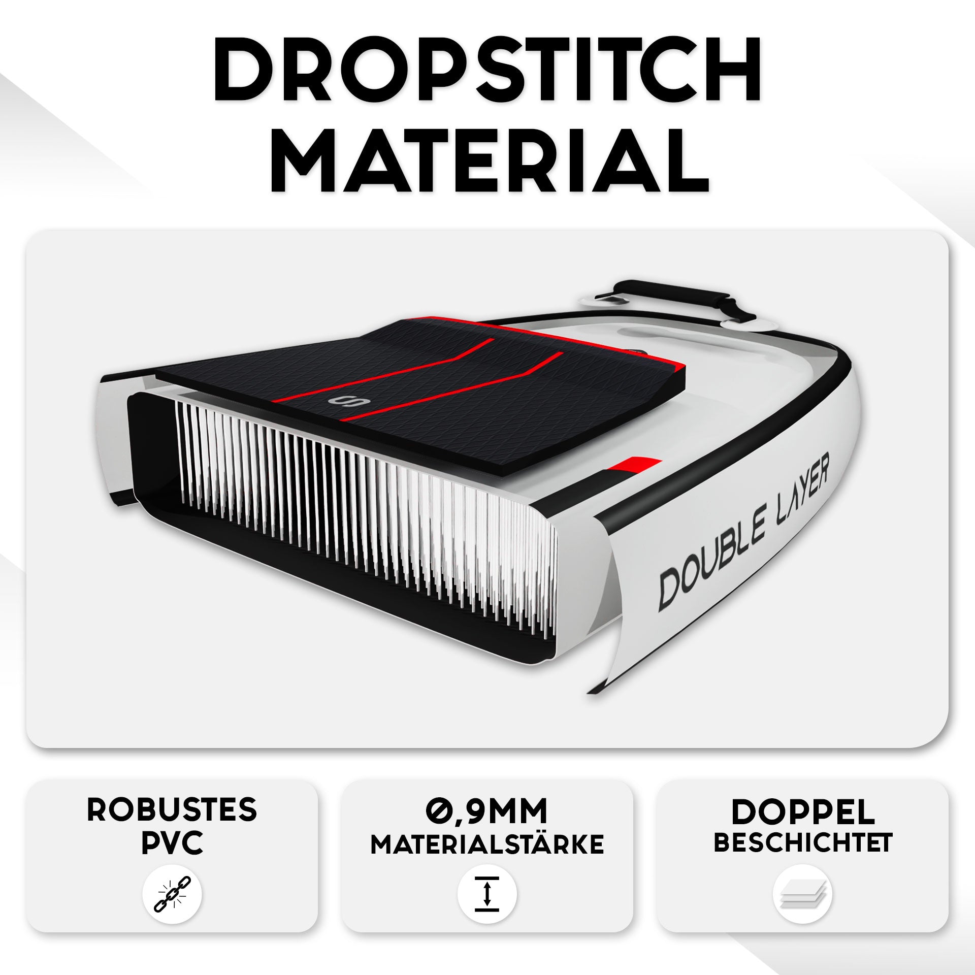 SKINHAWK SOVA12 SUP Board Set blanc 366 x 85 x 15cm