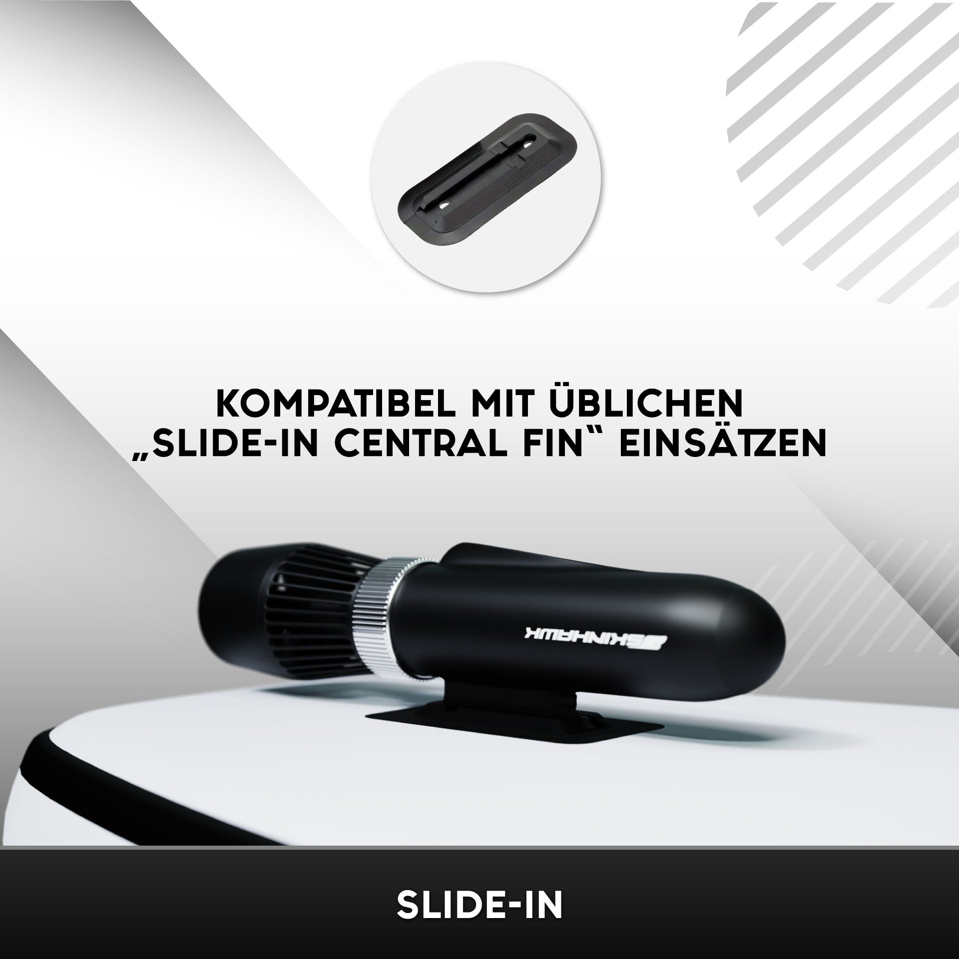 SKINHAWK SUP- (Stand-up-Paddle) und Kajak-Elektromotor 700W