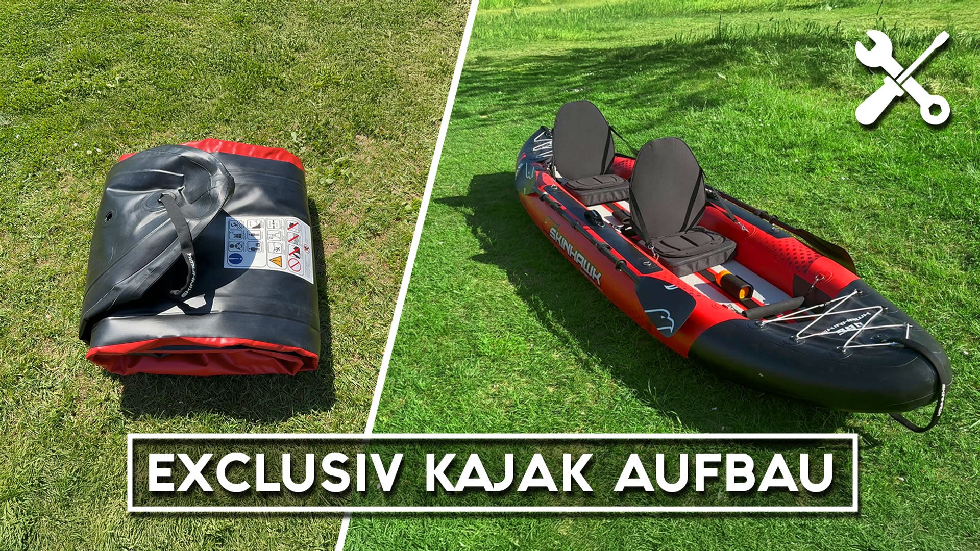 SKINHAWK EXCLUSIEF DRIETAL KAJAK kopen 480 CM X 96 CM ORANJE