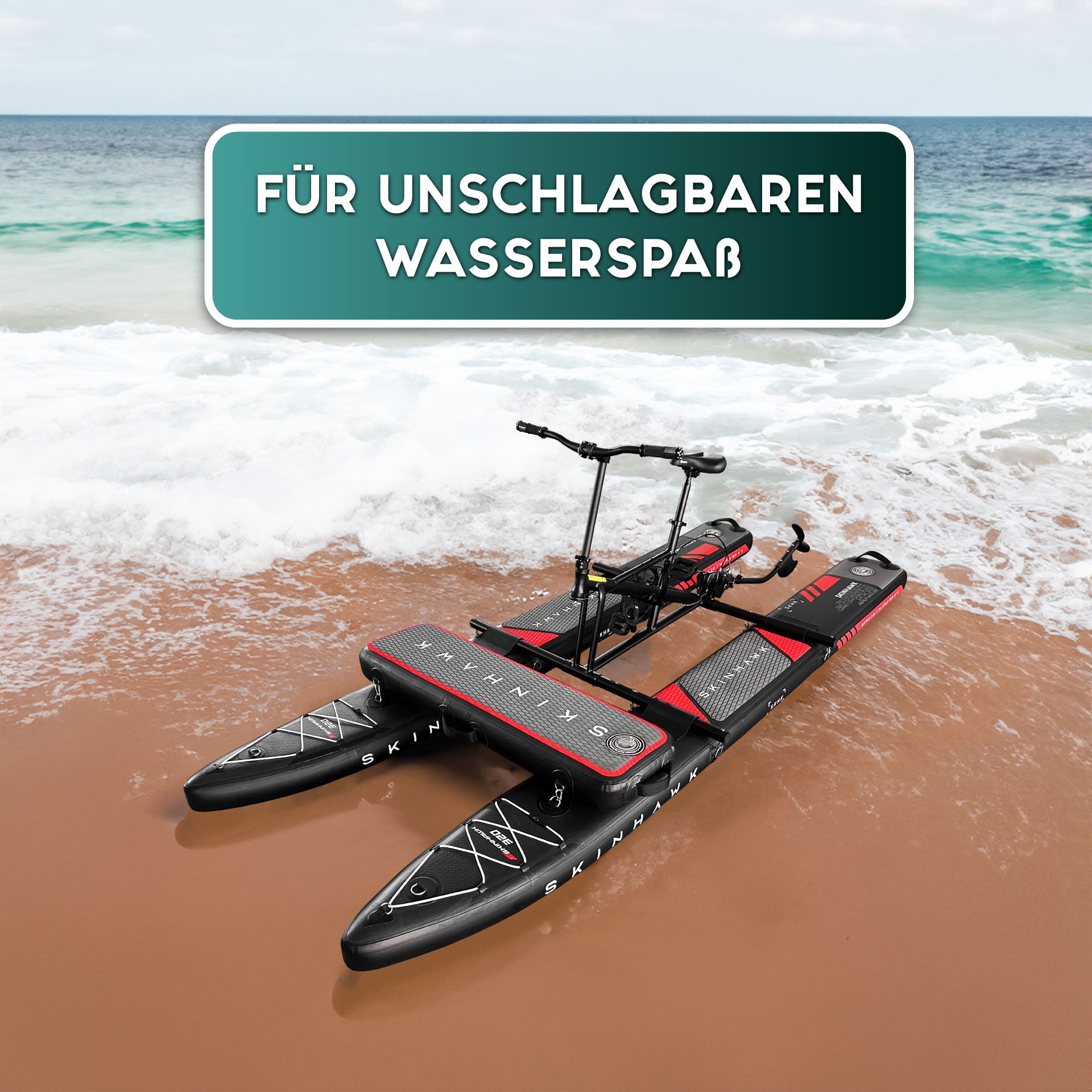 wasser fahrrad kaufen SKINHAWK Waterbike, Wasserfahrrad, SUP