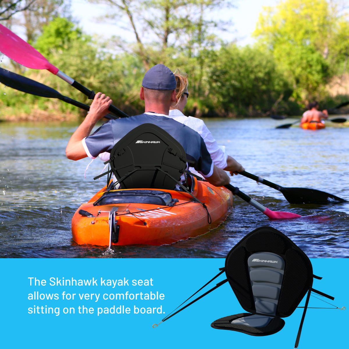Sedile da kayak SKINHAWK per stand up paddle board