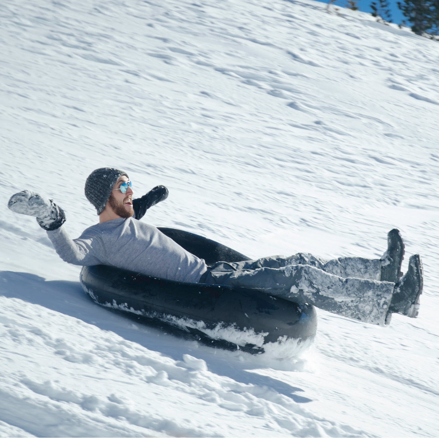 SKINHAWK Rodelreifen Erwachsene Ø115cm